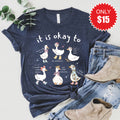 It Is Okay Tee - Heather Navy - 15 product image 1