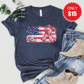 Pink Ribbon Tee - Heather Navy - 15 product image 1