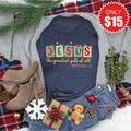 The Greatest Gift Of All Tee - Heather Navy - 15 product image 1