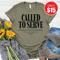 Called To Serve Tee - Heather Olive - 15 product image 1