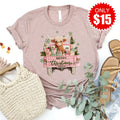 Christmas Cattle Truck Tee - Heather Pink Gravel - 15 product image 1