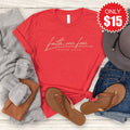 Faith Over Fear Tee - Heather Red - 15 product image 1