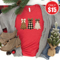 Christmas Leopard Tee - Heather Red - 15 product image 1