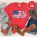 Pink Ribbon Tee - Heather Red - 15 product image 1