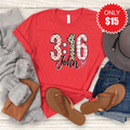 John 3:16 Tee - Heather Red - 15 product image 1