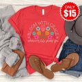 Bloom With Grace Tee - Heather Red - 15 product image 1