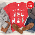 It Is Okay Tee - Heather Red - 15 product image 1