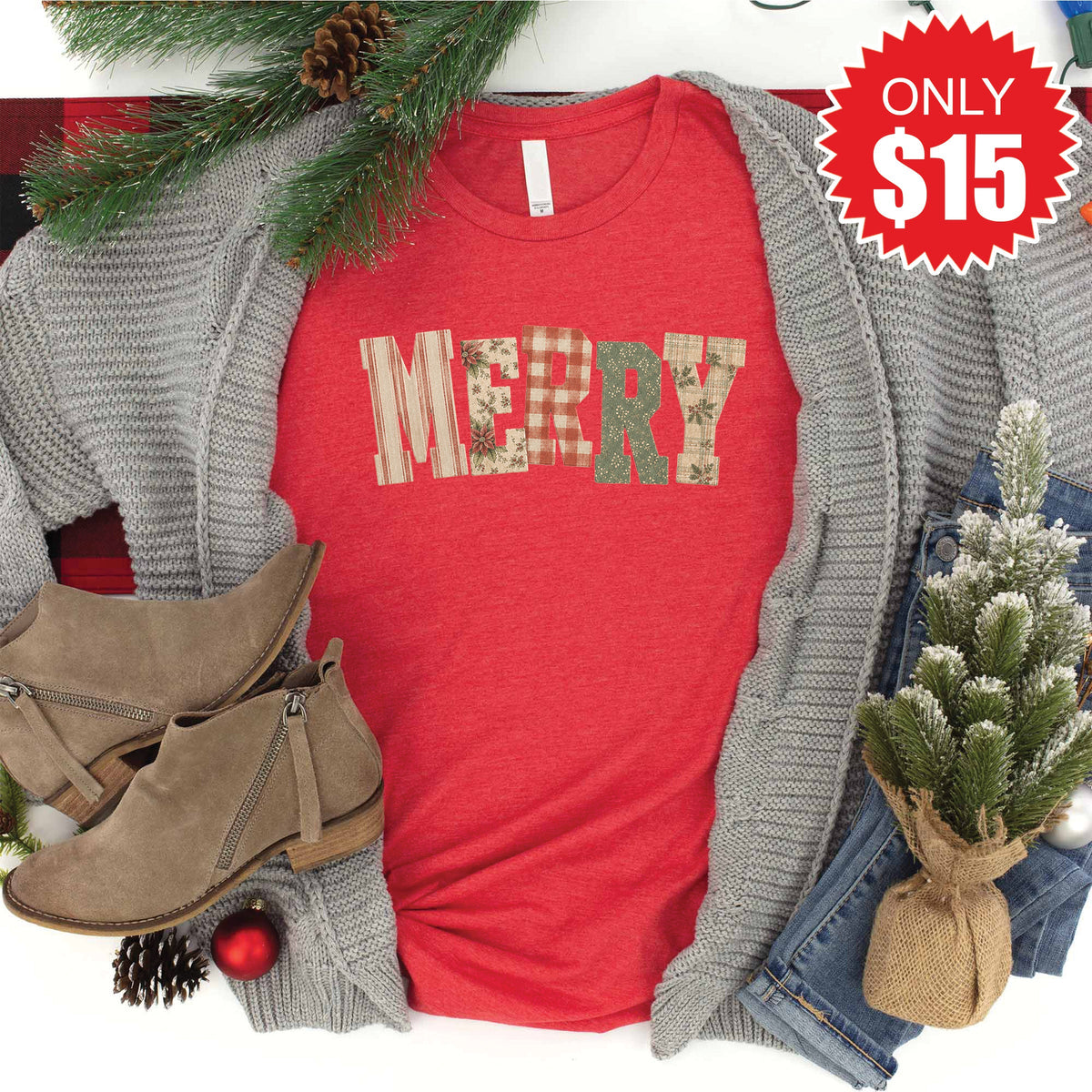 Merry Tee - Heather Red - 15 product image 1