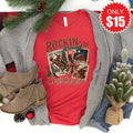 Rockin Around The Christmas Tree Tee - Heather Red - 15 product image 1
