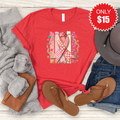 Pink Ribbon Tee - Heather Red - 15 product image 1