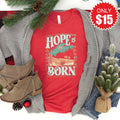 Hope Is Born Tee - Heather Red - 15 product image 1