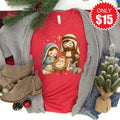Nativity Tee - Heather Red - 15 product image 1