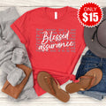 Blessed Assurance Tee - Heather Red - 15 product image 1