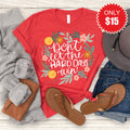 Don't Let The Hard Days Win Tee - Heather Red - 15 product image 1