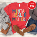 Mental Health Matters Tee - Heather Red - 15 product image 1