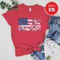 Pink Ribbon Tee - Heather Scarlet - 15 product image 1
