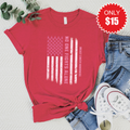 No One Fights Alone Tee - Heather Scarlet - 15 product image 1