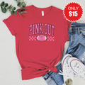 Pink Out Tee - Heather Scarlet - 15 product image 1