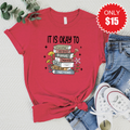 It Is Okay Tee - Heather Scarlet - 15 product image 1