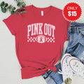 Pink Out Tee - Heather Scarlet - 15 product image 1