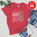 She Blooms Tee - Heather Scarlet - 15 product image 1