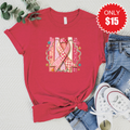 Pink Ribbon Tee - Heather Scarlet - 15 product image 1