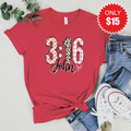 John 3:16 Tee - Heather Scarlet - 15 product image 1