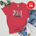 Psalm 23:1 Tee - Heather Scarlet - 15 product image 1