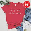 Silent Battle Tee - Heather Scarlet - 15 product image 1
