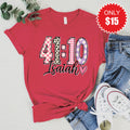 Isaiah 41:10 Tee - Heather Scarlet - 15 product image 1