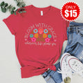 Bloom With Grace Tee - Heather Scarlet - 15 product image 1