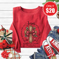 His Name Sweatshirt - Heather Scarlet - 20 product image 1
