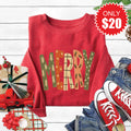 Merry Sweatshirt - Heather Scarlet - 20 product image 1