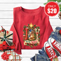 Joy To The World Sweatshirt - Heather Scarlet - 20 product image 1