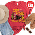 God Will Make a Way Tee - Heather Scarlet - 15 product image 1