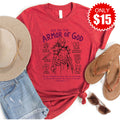 Armor of God Tee - Heather Scarlet - 15 product image 1