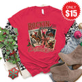Rockin Around The Christmas Tree Tee - Heather Scarlet - 15 product image 1