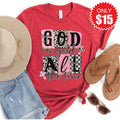 God Is Good Tee - Heather Scarlet - 15 product image 1