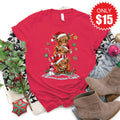 Christmas Cows Tee - Heather Scarlet - 15 product image 1