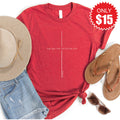 The Way, Truth, Life Tee - Heather Scarlet - 15 product image 1