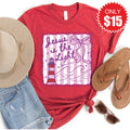 Jesus Is The Light Tee - Heather Scarlet - 15 product image 1
