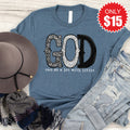 God Can Do A Lot Tee - Heather Slate - 15 product image 1
