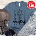 Created With a Purpose Tee - Heather Slate - 15 product image 1
