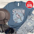 His Eye Is On The Sparrow Tee - Heather Slate - 15 product image 1