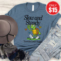 Slow And Steady Tee - Heather Slate - 15 product image 1