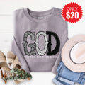 God Can Do A Lot Sweatshirt - Heather Storm - 20 product image 1