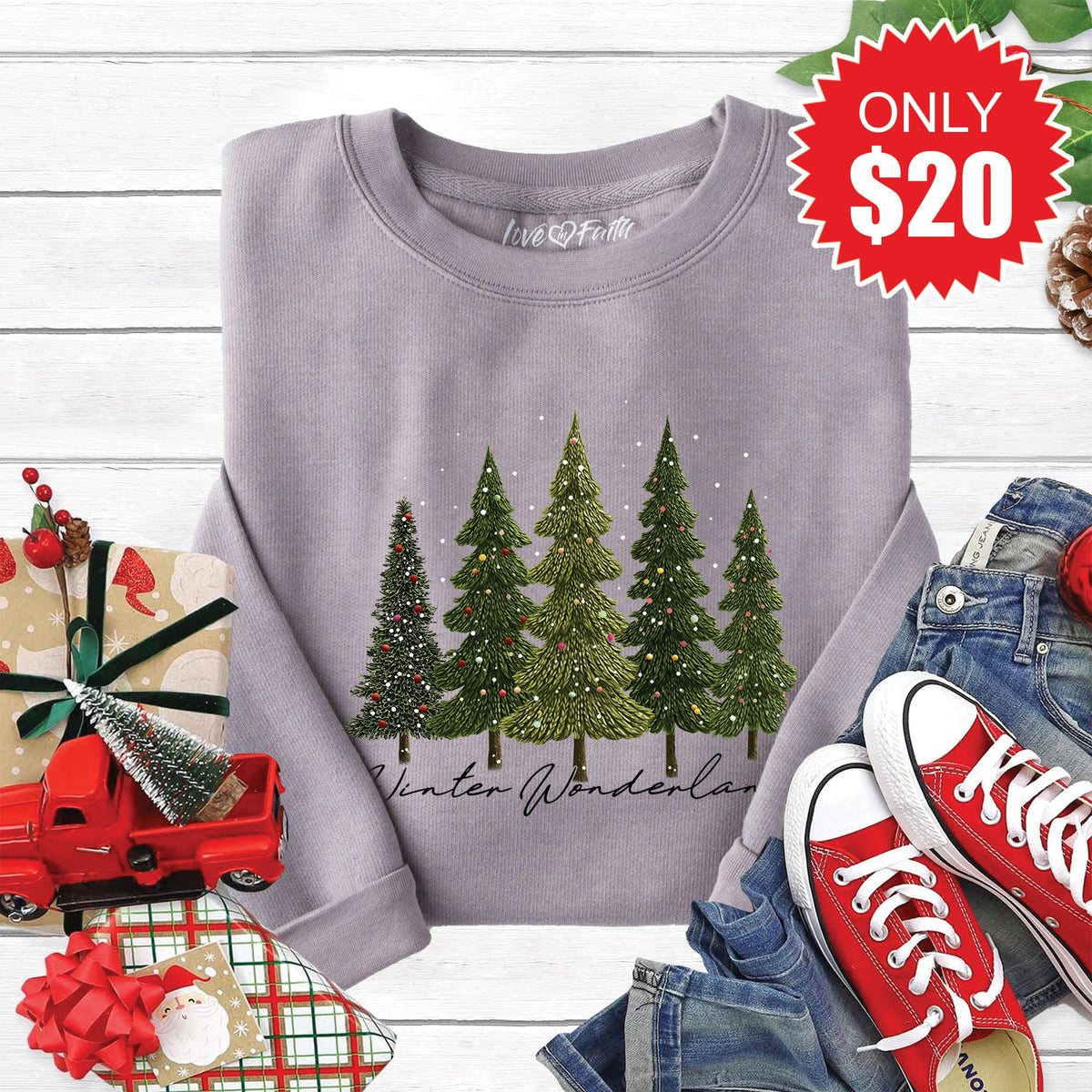 Winter Wonderland Sweatshirt - Heather Storm - 20 product image 1