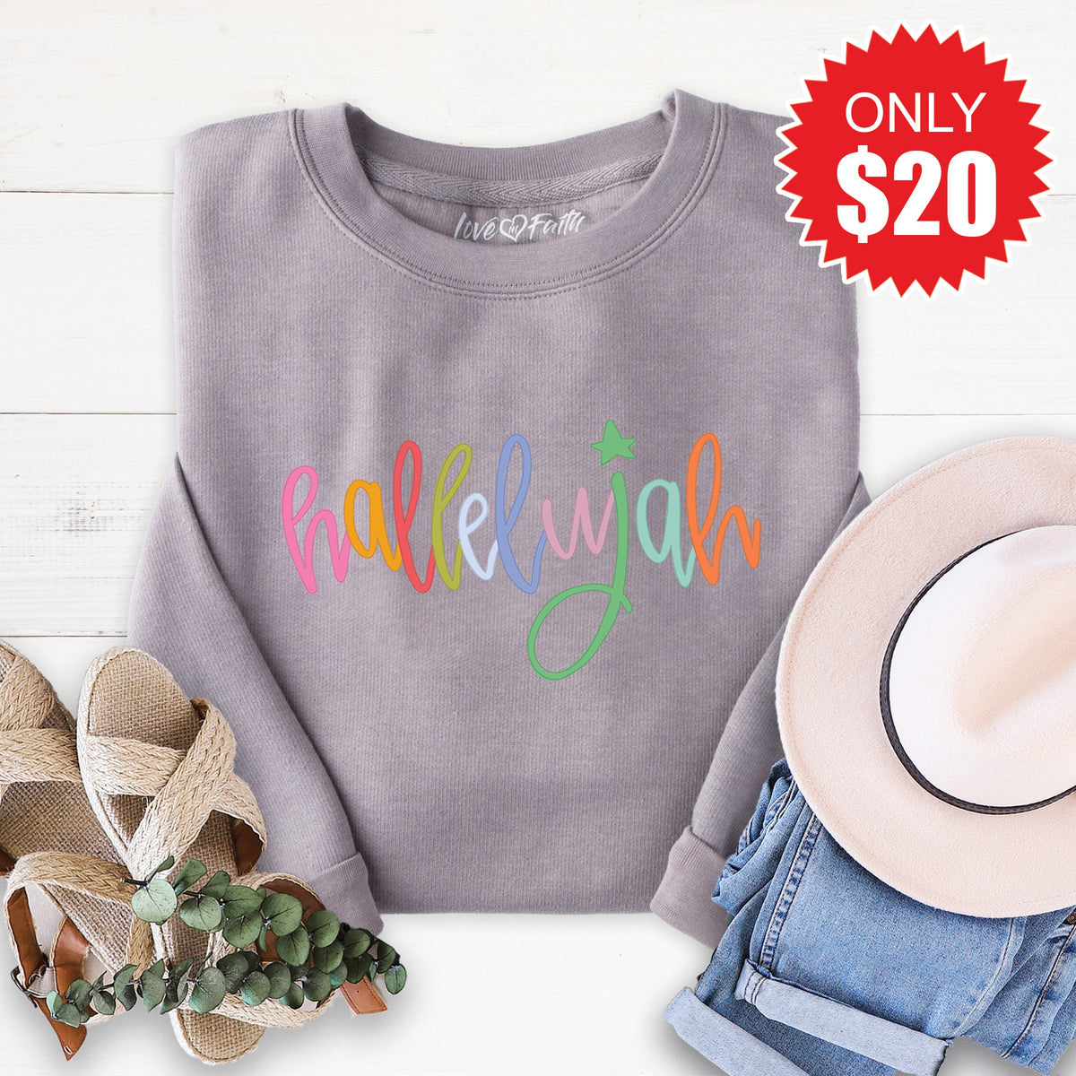 Hallelujah Sweatshirt - Heather Storm - 20 product image 1