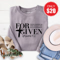 Forgiven Sweatshirt - Heather Storm - 20 product image 1