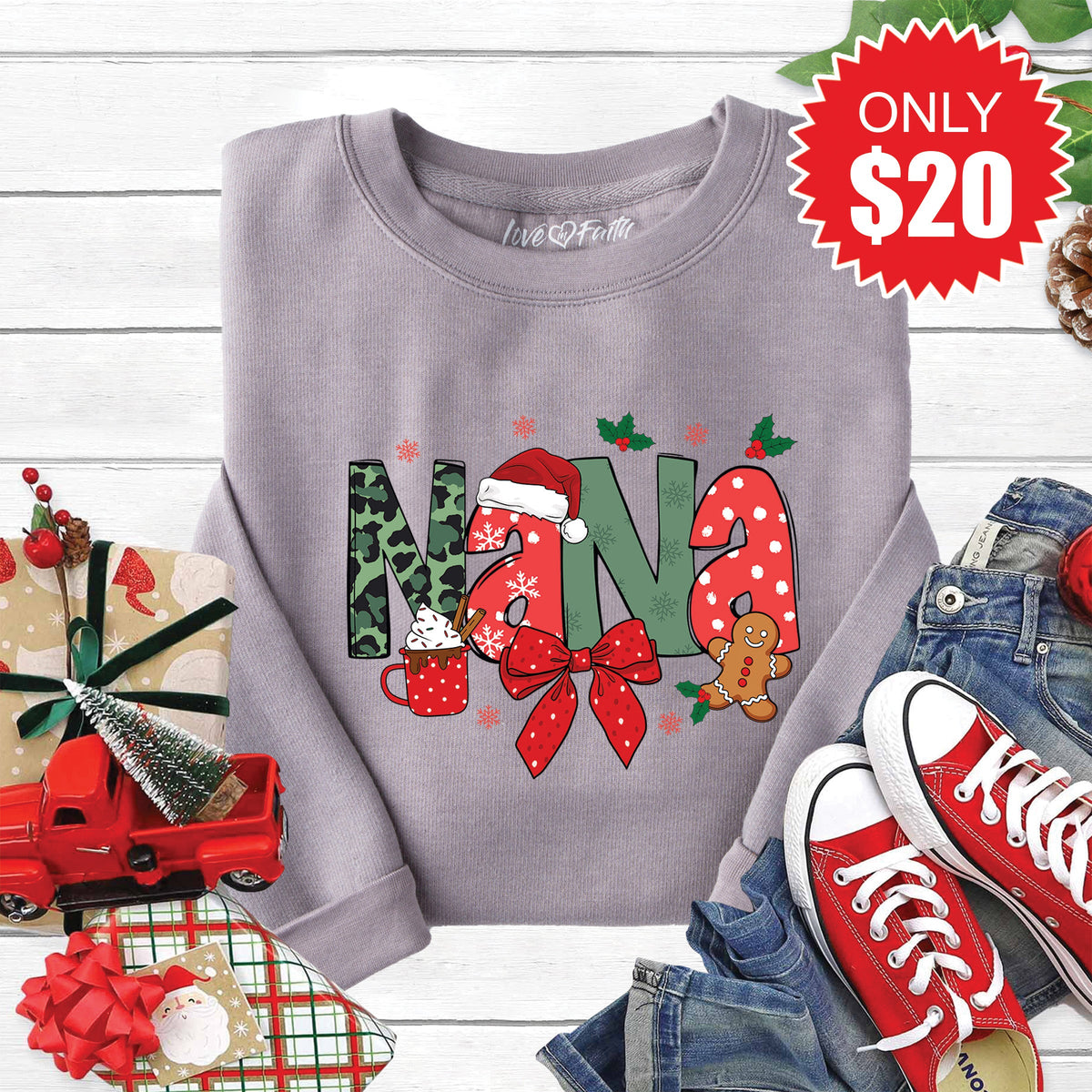 Nana Sweatshirt - Heather Storm - 20 product image 1